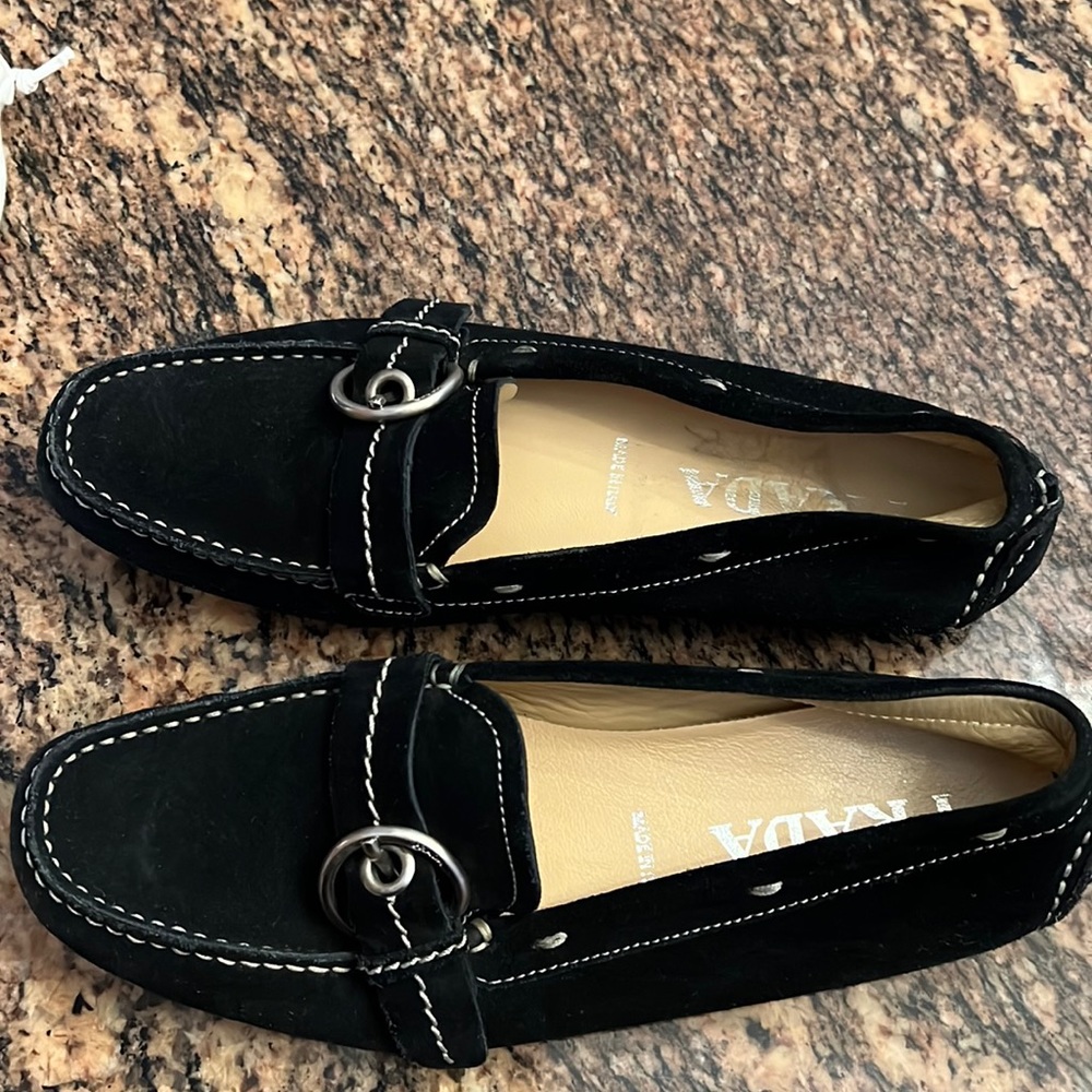 Prada Woman’s Suede loafers
